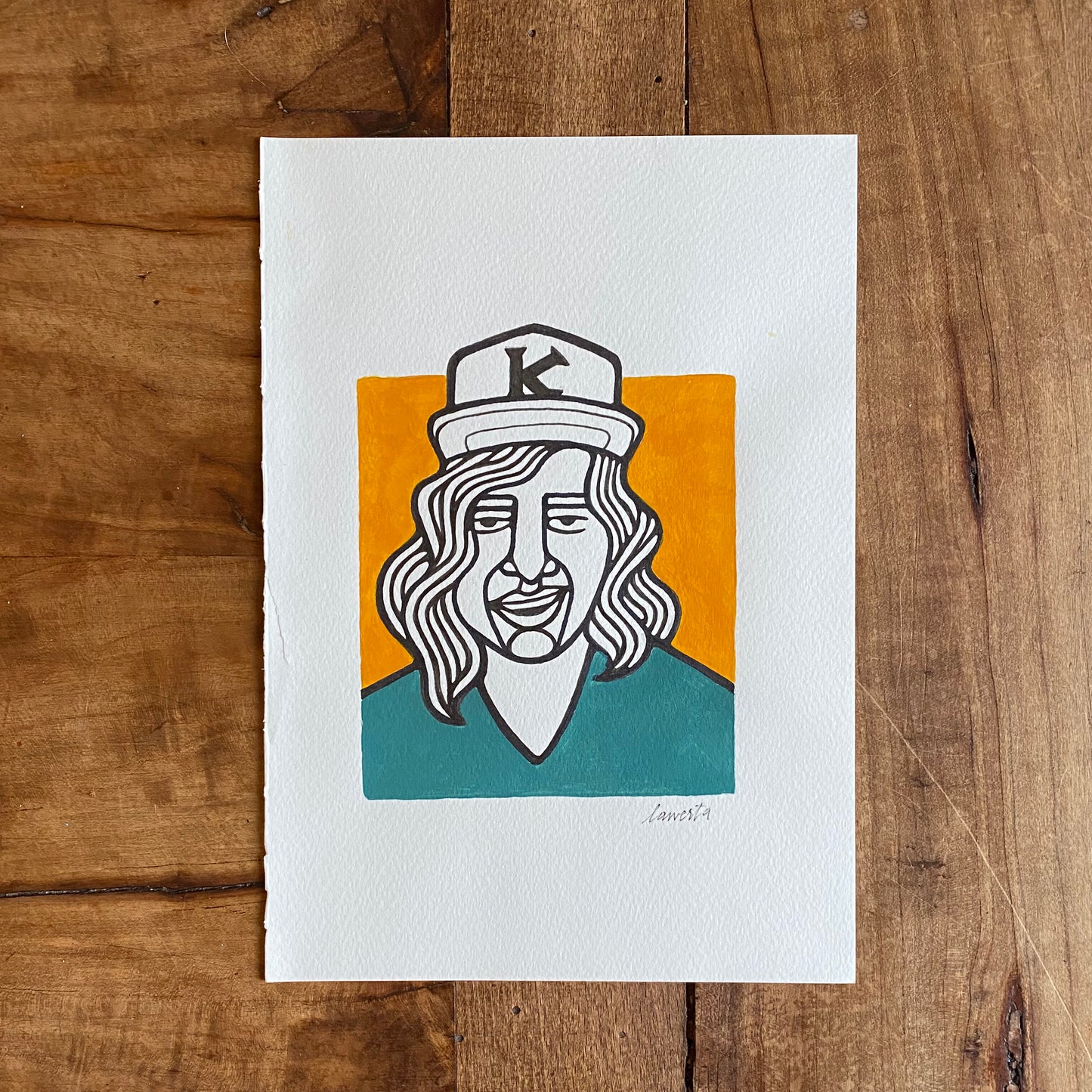 Guy with K cap